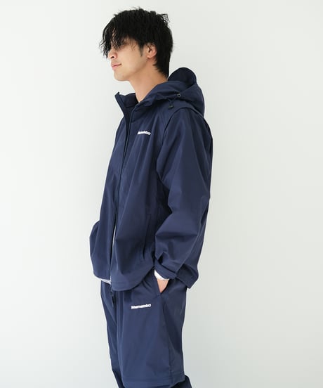 【Navy】撥水加工＆2WAY Nylon Jacket