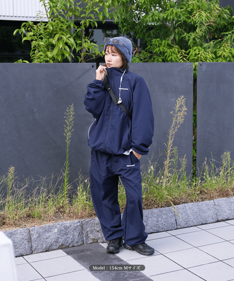 【Navy】nylon track jacket