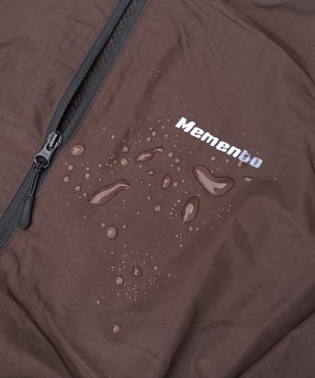 【Brown】nylon track jacket