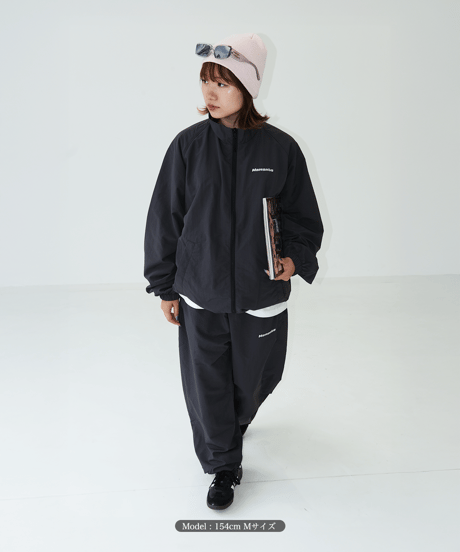 【Charcoal】nylon track pants