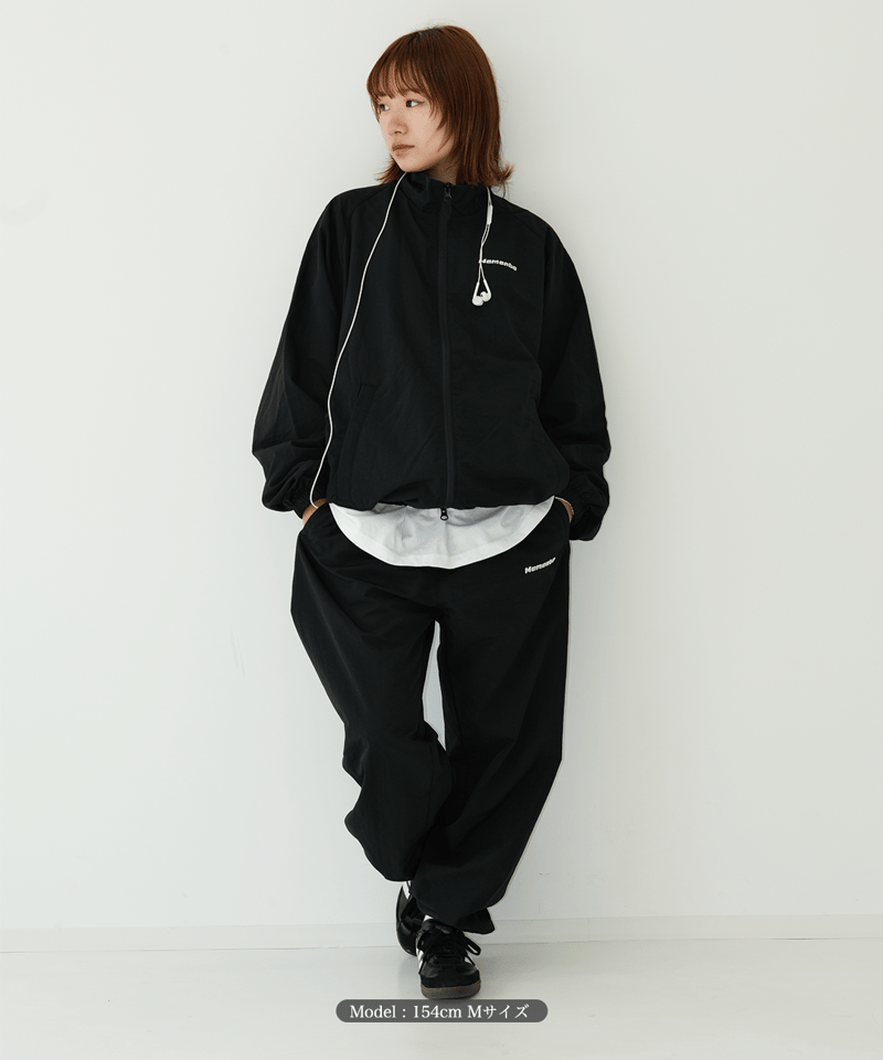 plllllleeeasse nylon jacket pants ナイロン 黒 plllllleeeasse nylon jacket pants ナイロン 黒