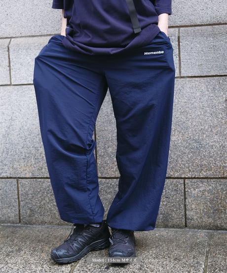 【Navy】nylon track pants