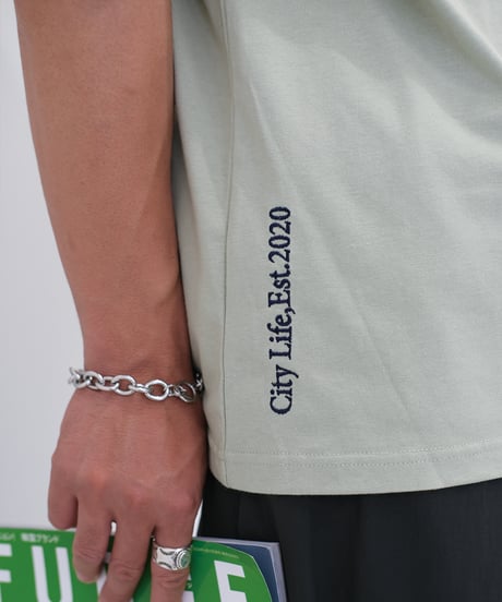 【Green】city life tee