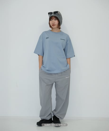 【Gray】nylon track pants
