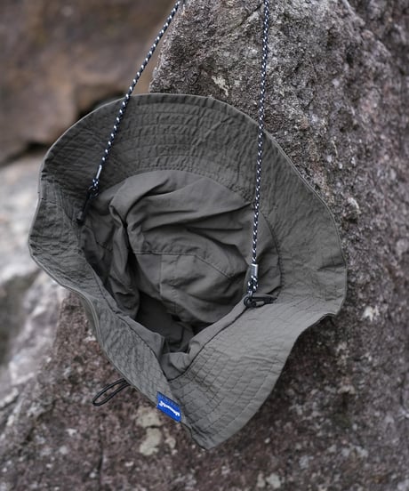 【4Color】UV&撥水加工 nylon bucket hat