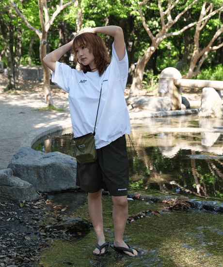【White】M/T logo tee