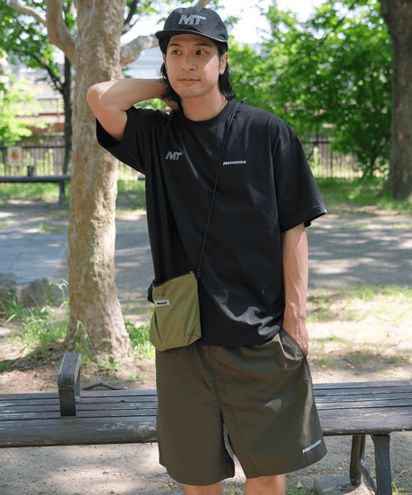 【Black】M/T logo tee