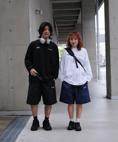 【White】M/T logo L/S tee