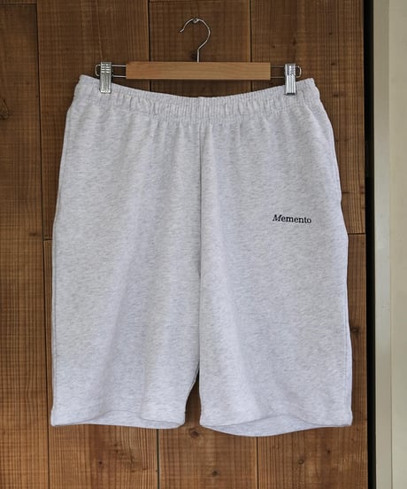 【Gray】 sweat short pants