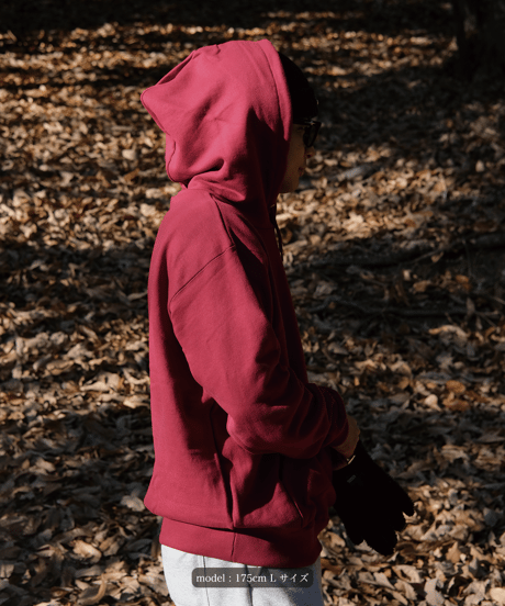 【Red】logo hoodie