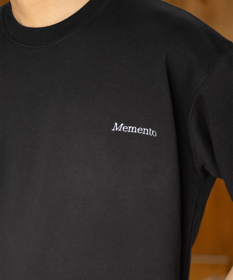 【Black】short sleeve sweat tee