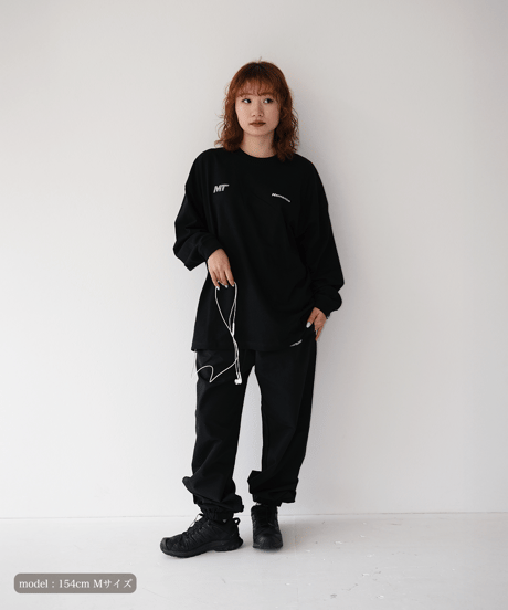 【Black】M/T logo L/S tee
