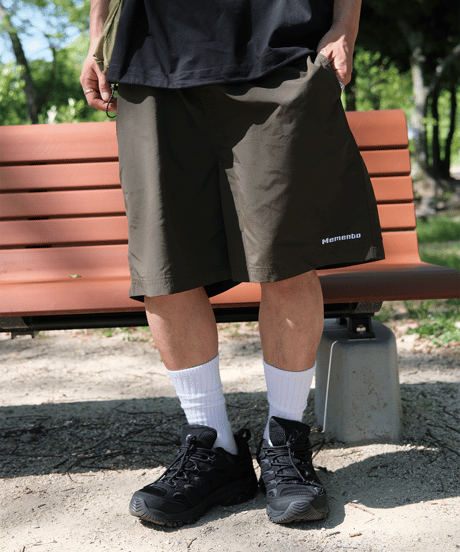 【Khaki】撥水加工 nylon shorts