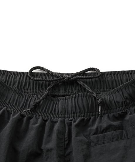【Black】nylon track pants