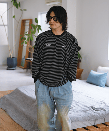 【超軽量】border L/S tee