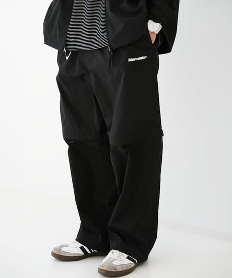 【Black】撥水加工＆2WAY Nylon Pants