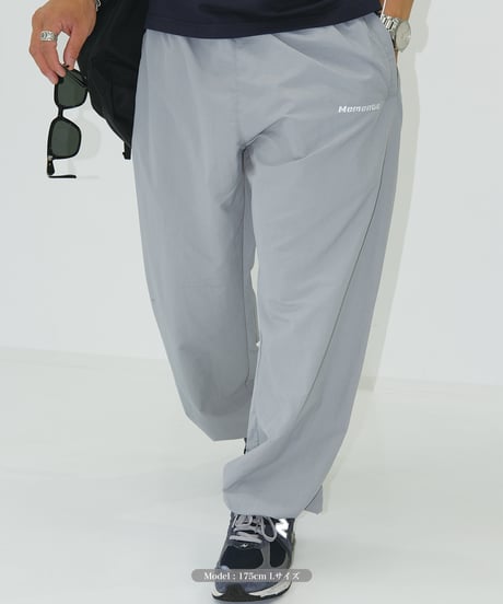【Gray】nylon track pants