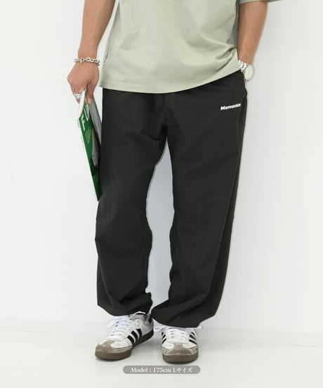 【Khaki】nylon track pants