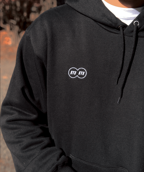 【Black】logo hoodie