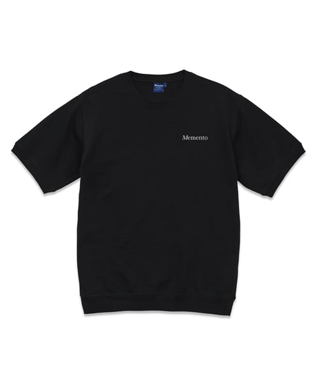 【Black】short sleeve sweat tee