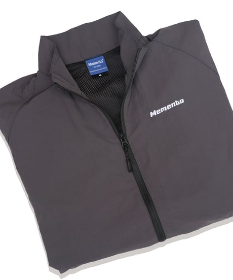 【Charcoal】nylon track jacket