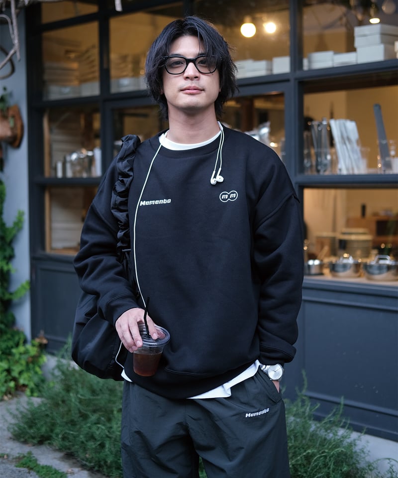 Black】logo sweat | Memento