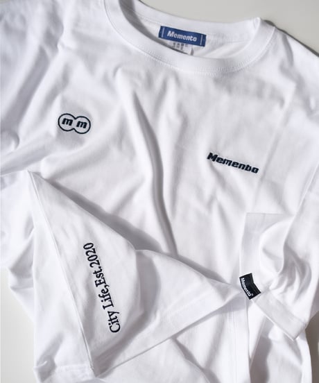 【White】city life tee