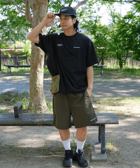 【Black】M/T logo tee