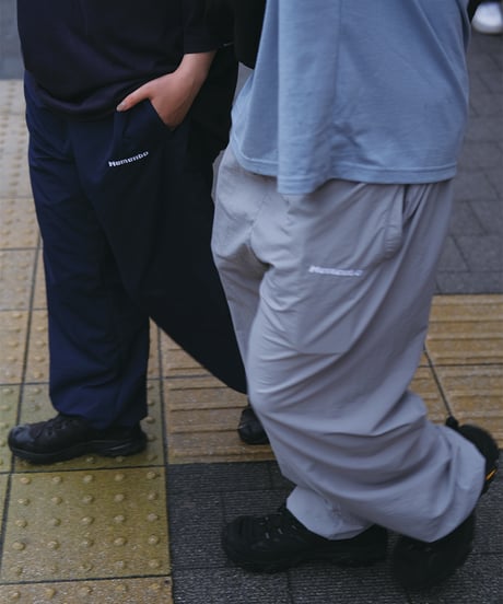 【Gray】nylon track pants