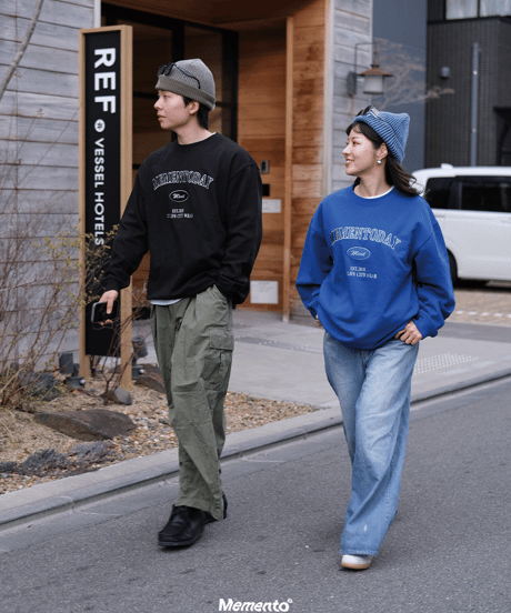 【Black】College Sweat
