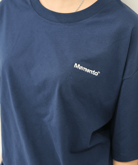 【Navy】logo tee