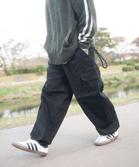 【Black】Snow cargo pants
