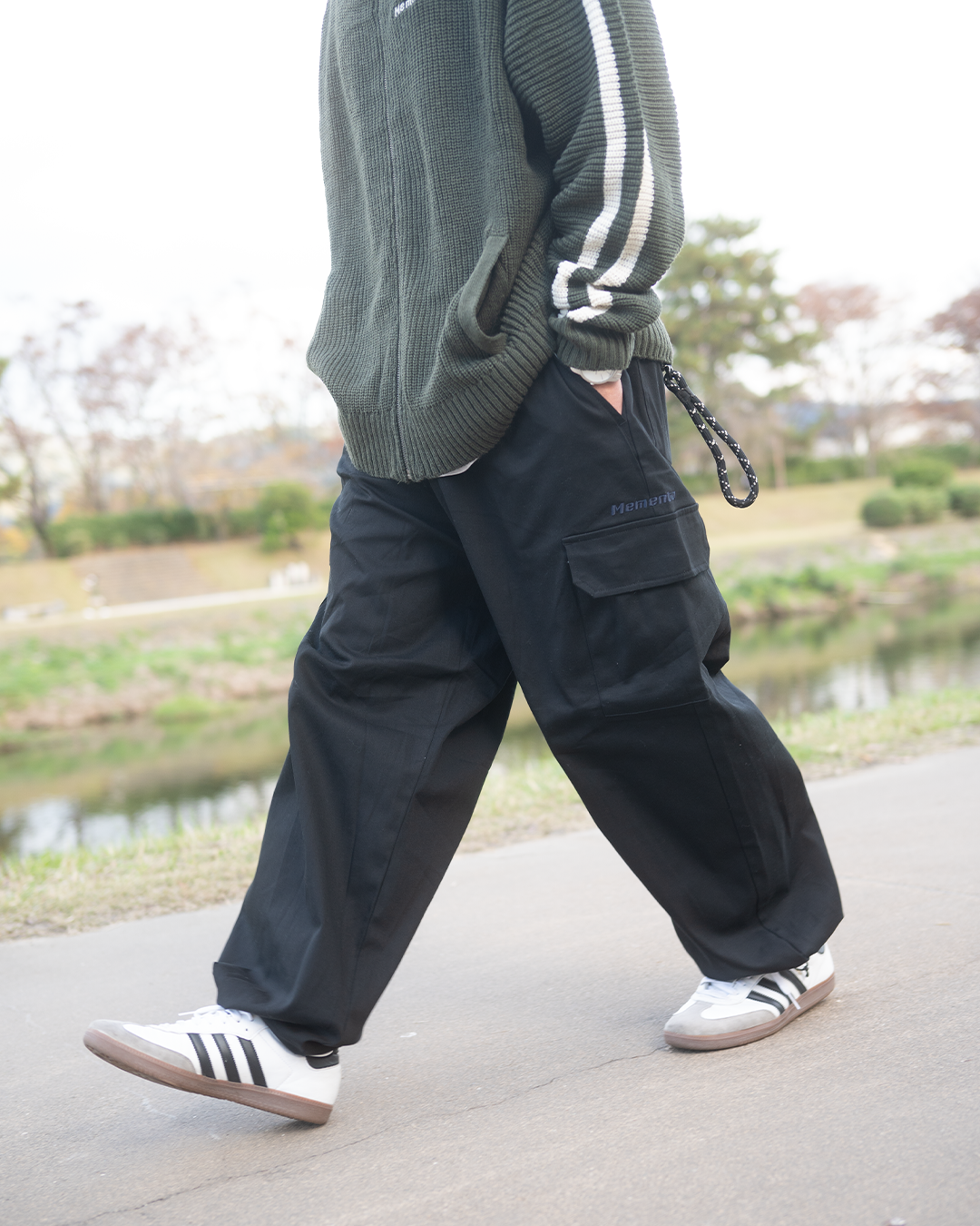 Black】Snow cargo pants | Memento