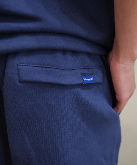 【Navy】 sweat short pants
