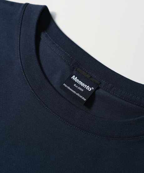 【Navy】logo tee