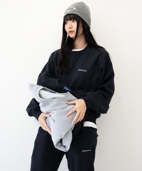 【Navy】raglan sleeve sweat