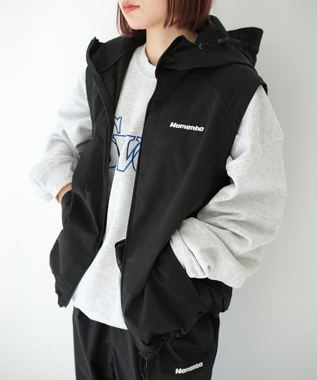 【Black】撥水加工＆2WAY Nylon Jacket