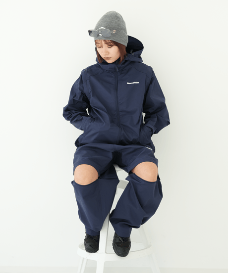 【Navy】撥水加工＆2WAY Nylon Pants