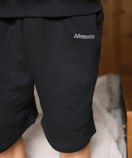 【Black】 sweat short pants