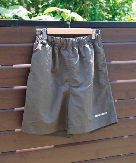 【Khaki】撥水加工 nylon shorts