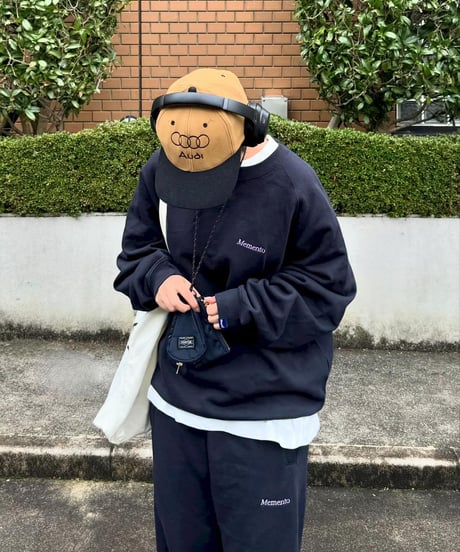 【Navy】raglan sleeve sweat
