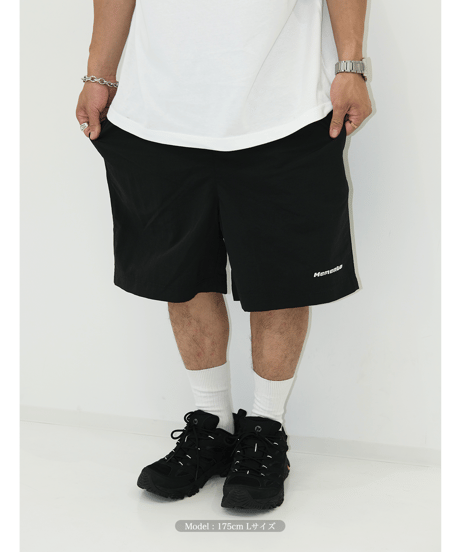 【Black】撥水加工 nylon shorts