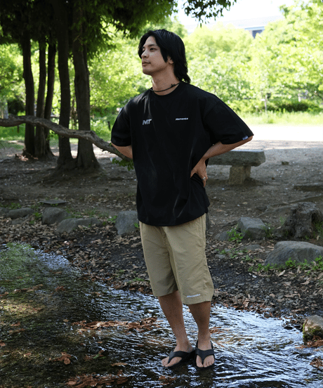 【Black】M/T logo tee