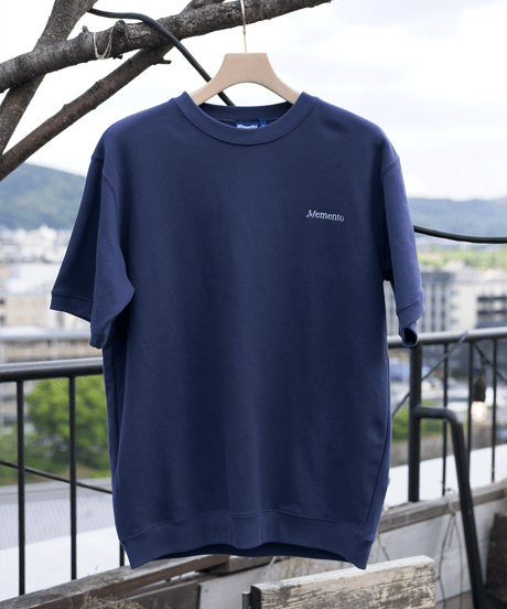 【Navy】short sleeve sweat tee