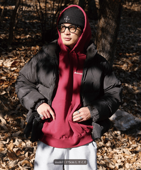 【Red】logo hoodie