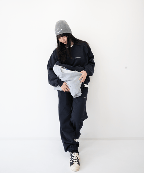 【Navy】raglan sleeve sweat