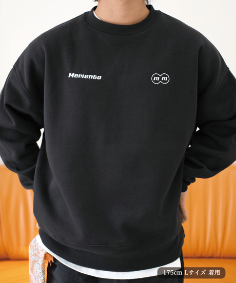 【Black】logo sweat
