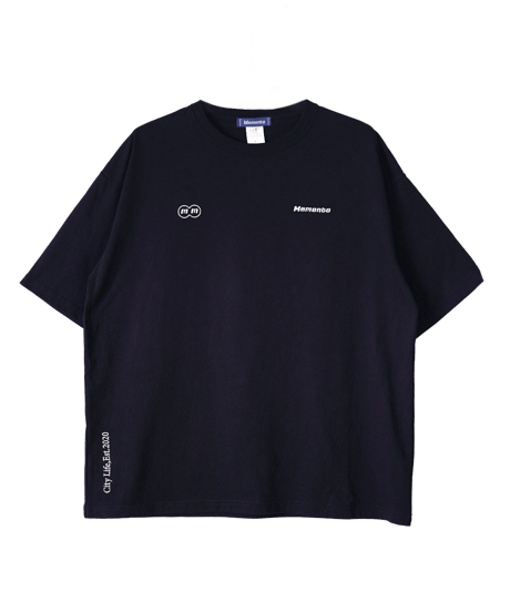【Navy】city life tee