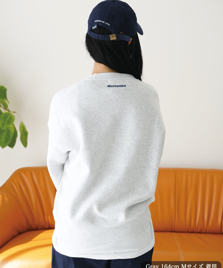 【Gray】logo sweat