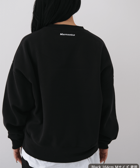 【Black】logo sweat